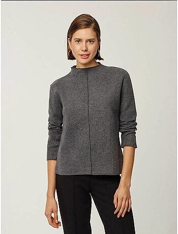Blusa de malha meia gola alta hiccup
