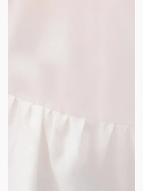 Blusa de manga curta com atilhos à frente e decote em v hiccup - Kiabi