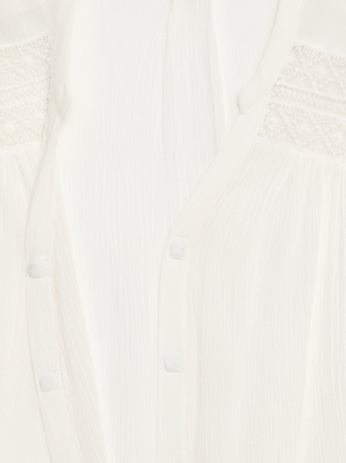 Blusa de manga curta Fácil de vestir - Kiabi