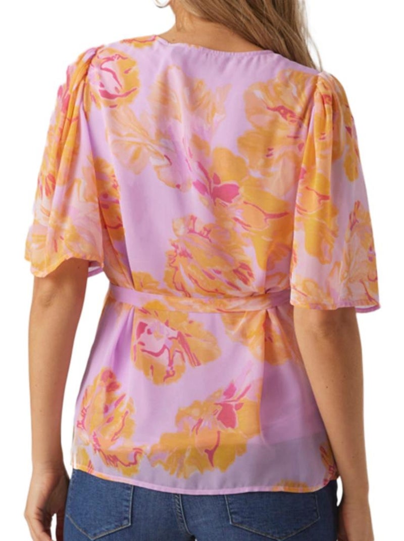 Blusa de Maternidade Dino Vero Moda para Grávidas Violeta/Laranja Roxo - Kiabi