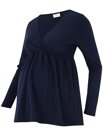 Blusa de Maternidade Mamalicious Peppi Azul Marinho para Mulher
