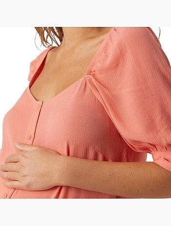 Blusa de Maternidade Vero Moda Menny Rosa para Mulher