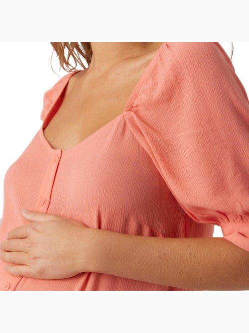 Blusa de maternidade vero moda menny rosa para mulher - Kiabi Blusa de maternidade vero moda menny rosa para mulher - Kiabi