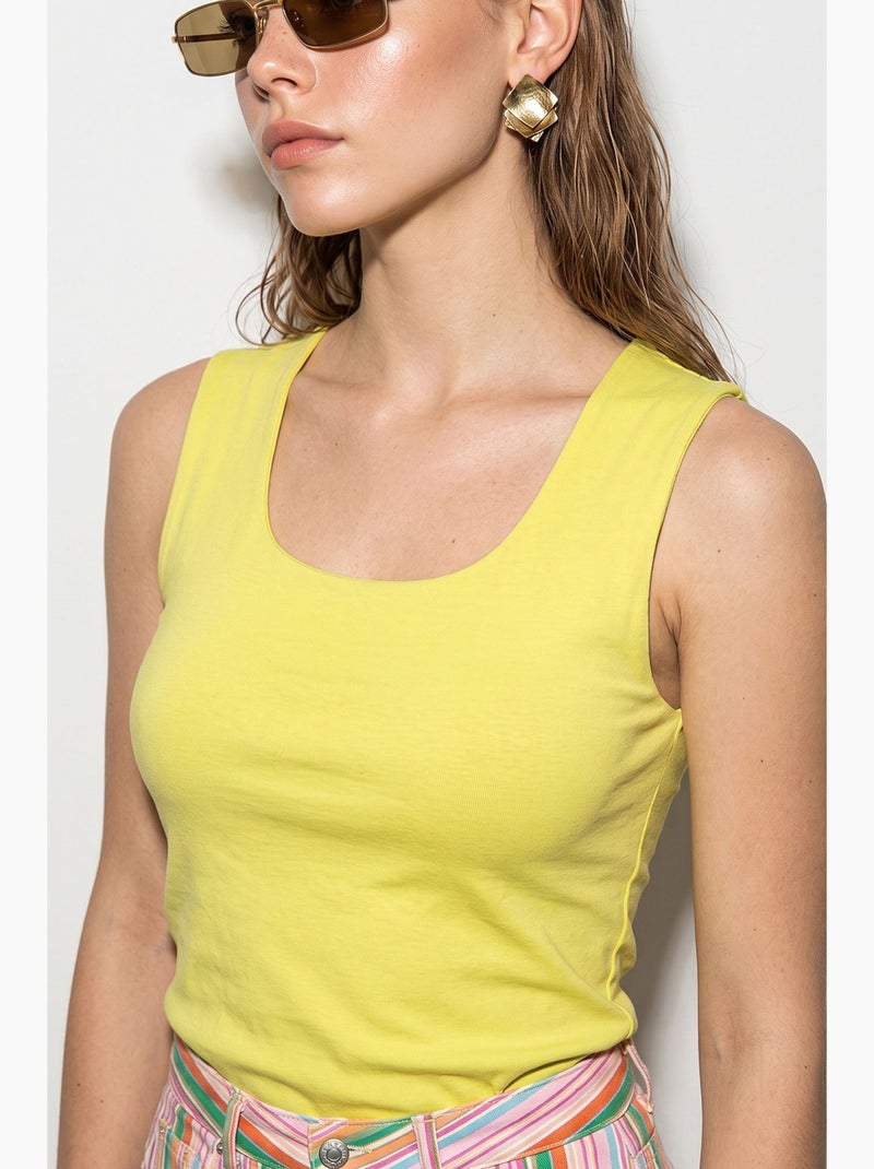 Blusa de mulher lucci Amarelo-limão - Kiabi