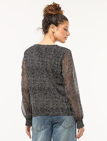 Blusa de voile estampada 'JDY'