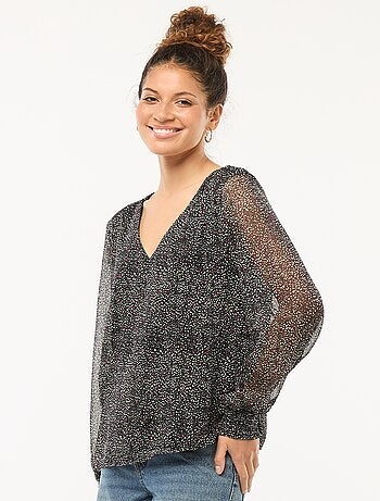 Blusa de voile estampada 'JDY'