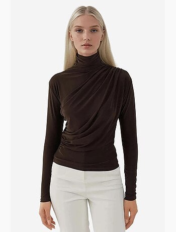 Blusa elegante de malha com manga comprida hiccup