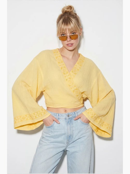 Blusa em algodão lucci - Kiabi Blusa em algodão lucci - Kiabi