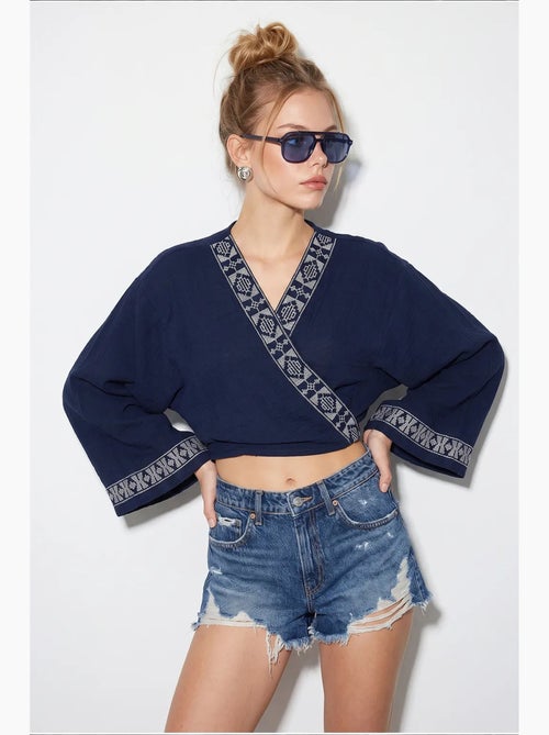Blusa em algodão lucci - Kiabi Blusa em algodão lucci - Kiabi