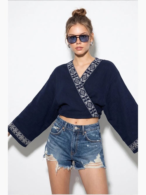 Blusa em algodão lucci - Kiabi Blusa em algodão lucci - Kiabi
