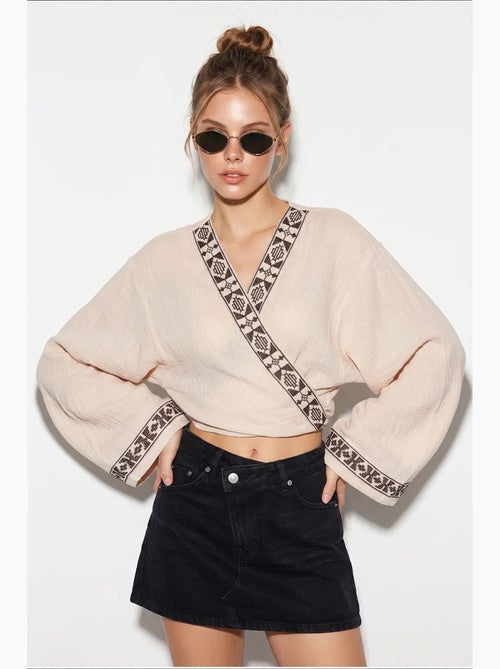 Blusa em algodão lucci - Kiabi Blusa em algodão lucci - Kiabi
