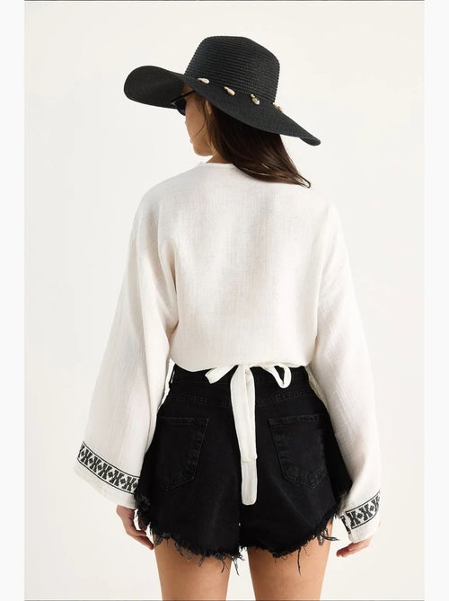 Blusa em algodão lucci - Kiabi Blusa em algodão lucci - Kiabi
