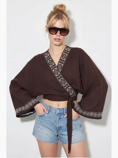 Blusa em algodão lucci - Kiabi Blusa em algodão lucci - Kiabi