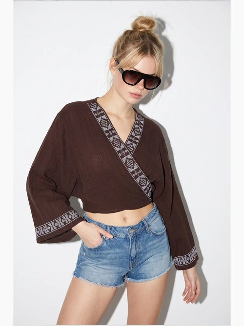 Blusa em algodão lucci - Kiabi Blusa em algodão lucci - Kiabi