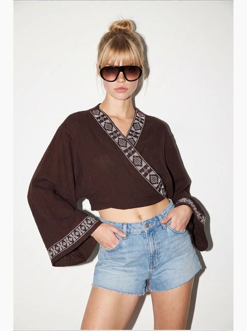Blusa em algodão lucci - Kiabi Blusa em algodão lucci - Kiabi