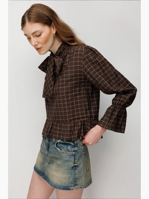 Blusa em algodão mixray - Kiabi