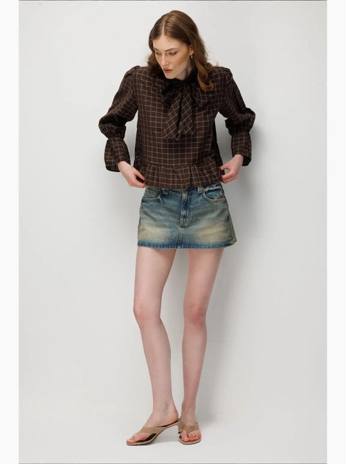Blusa em algodão mixray - Kiabi