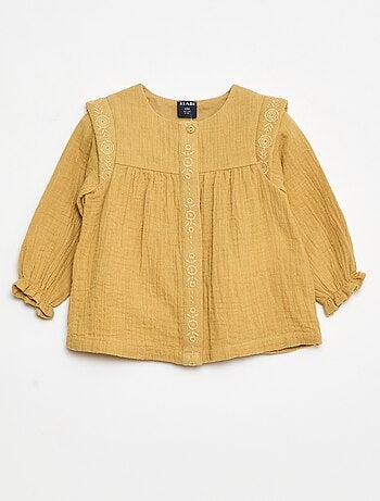 Blusa em gaze de algodão