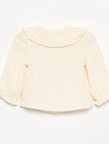 Blusa em gaze de algodão