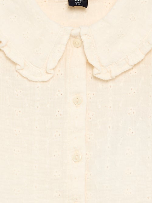 Blusa em gaze de algodão - Kiabi Blusa em gaze de algodão - Kiabi