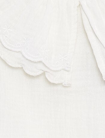 Blusa em gaze de algodão
