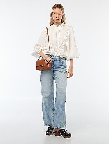 Blusa em gaze de algodão