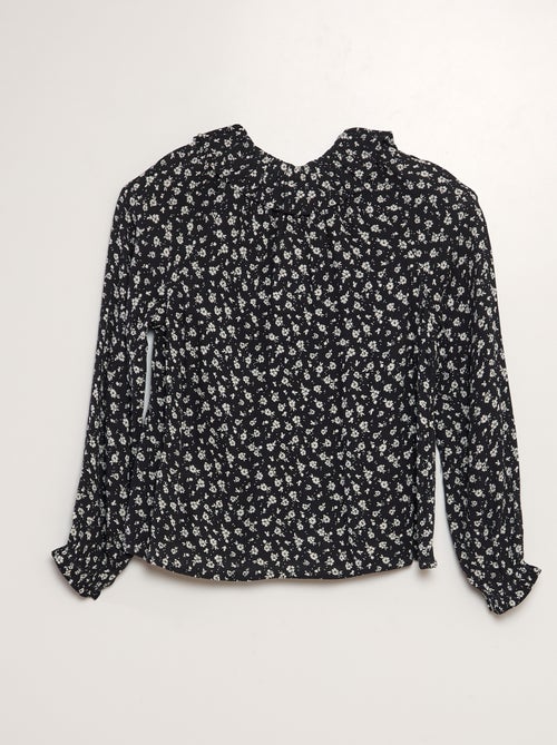 Blusa em malha crepe - coleção fácil de vestir - Kiabi