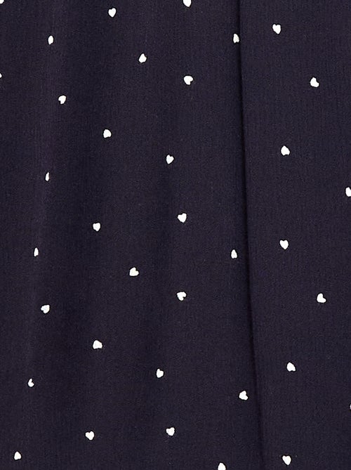 Blusa em malha crepe com gola elástica - So Easy - Kiabi