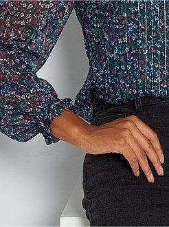 Blusa em malha fluida - Kiabi