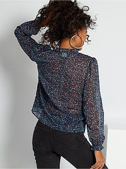 Blusa em malha fluida - Kiabi