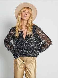 Blusa em malha fluida - Kiabi