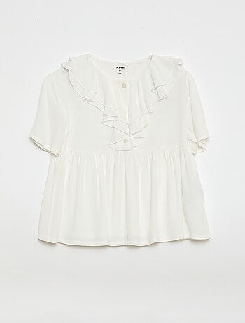 Blusa em malha leve com padrão