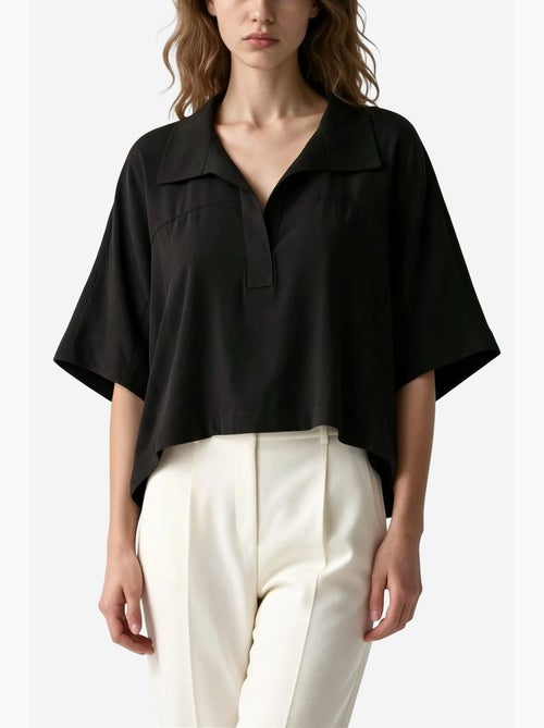 Blusa em mistura de modal busem - Kiabi