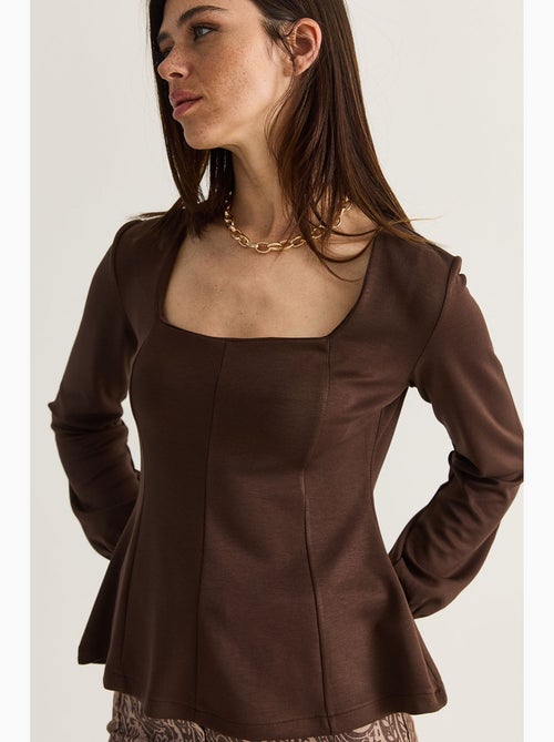 Blusa em mistura de modal lucci - Kiabi Blusa em mistura de modal lucci - Kiabi
