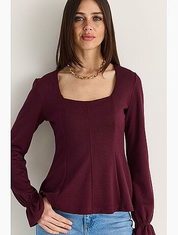 Blusa em mistura de modal lucci