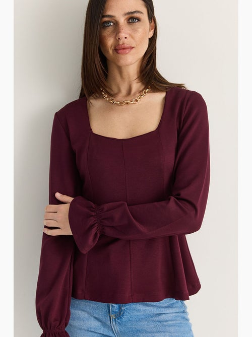Blusa em mistura de modal lucci - Kiabi Blusa em mistura de modal lucci - Kiabi