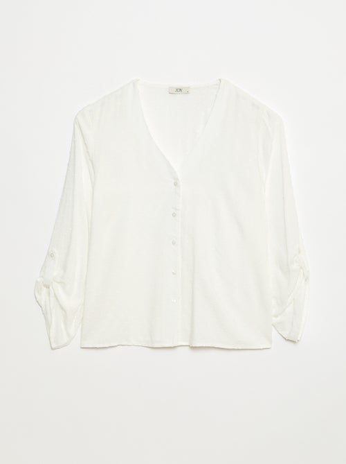 Blusa em plumetis 'JDY' - Kiabi