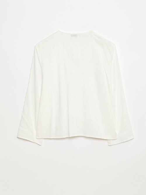 Blusa em plumetis 'JDY' - Kiabi