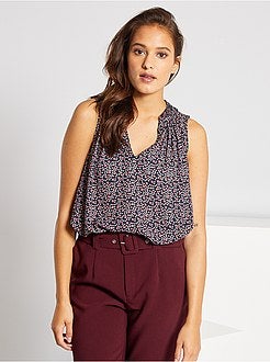 Blusa em voile - Kiabi