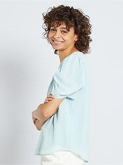 Blusa em voile - Kiabi