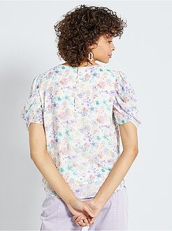 Blusa em voile - Kiabi