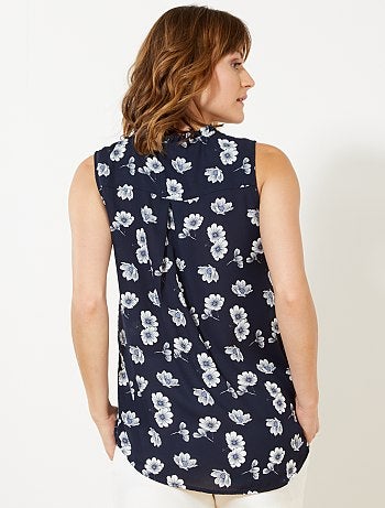 Blusa em voile fluida - Kiabi