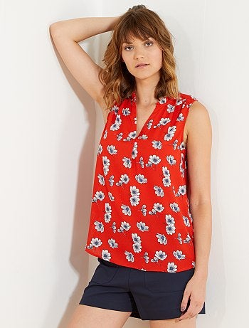 Blusa em voile fluida - Kiabi