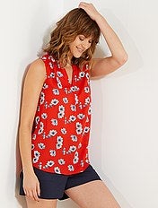 Blusa em voile fluida