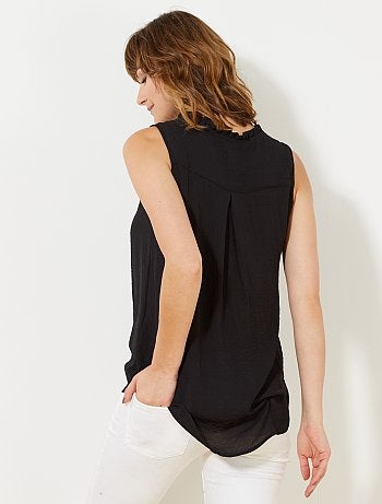 Blusa em voile fluida - Kiabi