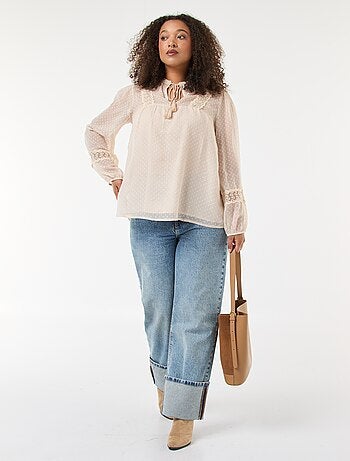 Blusa em voile 'Only Carmakoma'