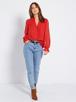 Blusa em voile - Kiabi