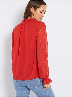 Blusa em voile - Kiabi