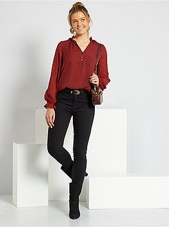 Blusa em voile - Kiabi