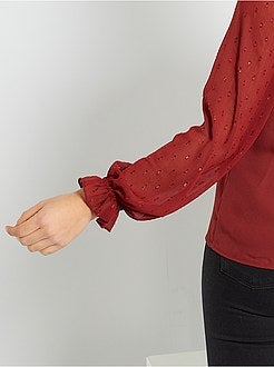 Blusa em voile - Kiabi